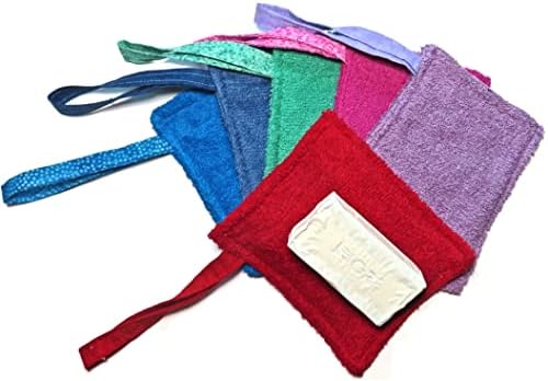 ONE Terry Cloth Soap Holder, Makeup Remover, Soft Cloth, Secure Hold - Image 3