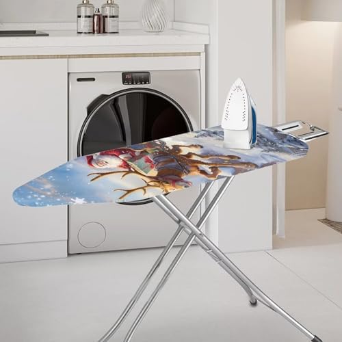 Santa Claus Deer Ironing Board Cover Stain Resistant Cover - Image 2