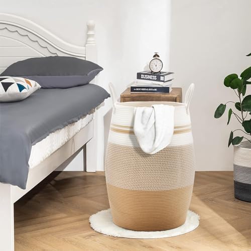 105L Extra Large Woven Laundry Hamper Basket - Image 4