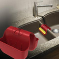 Sponge Holder for Kitchen Sink, Silicone Sink Saddle Caddy Organizer Rack by OKeanu