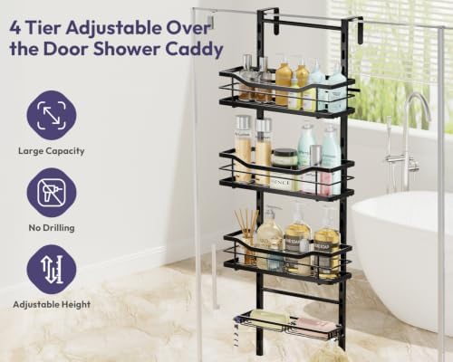 SWTYMIKI Over the Door Shower Caddy - Image 2