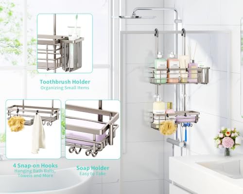 HapiRm Hanging Shower Caddy Organizer - Image 2