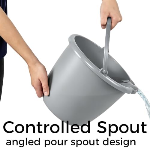 10QT Plastic Round Mop Bucket - Image 2