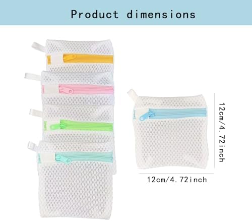 5 PCS Mini Mesh Laundry Pod Bags, Anti‑Sticking Scent Beads Laundry Bags - Image 2