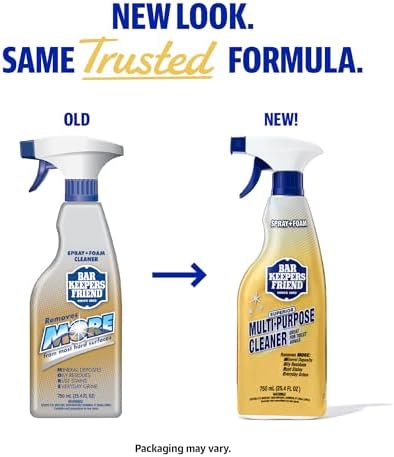 Bar Keepers Friend Soft Cleanser 26 oz + Spray & Foam Multipurpose MORE Spray - Image 2