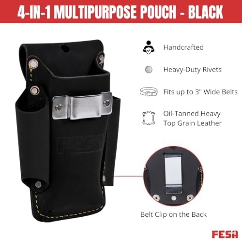 FESA Small Leather Tool Pouch - Image 2