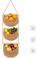 Klmnop 3-Tier Hanging Fruit Basket by Klmnop