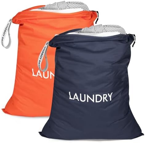 WiseBoy 2 Pack Travel Laundry Bags - Image 7