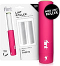 Flint Classic Pink Retractable Mini Lint Roller by Flint