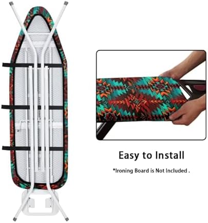 GLENLCWE Southwest Indian American Aztec Ironing Board Cover, Farmhouse Iron - Image 4