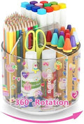 Acrylic Pencil Organizer for Desk Crayon Organizer by Wawocs