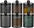 6 Pack Acrylic Qtip Holder Dispenser by AOZITA