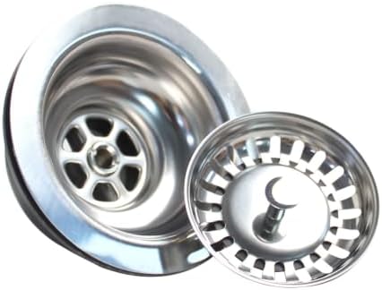 4-1/2‘’ Bowl Type Stainless Steel Sink Strainer Drain Kit - Image 3