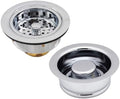 Westbrass A2165-26 4-1/4" OD Post Style Large Kitchen Basket Strainer by Westbrass