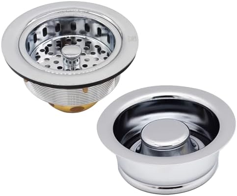 Westbrass A2165-26 4-1/4" OD Post Style Large Kitchen Basket Strainer by Westbrass