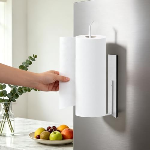 Paper Towel Holder Magnetic, Magnetic Paper Towel Holder - Image 2