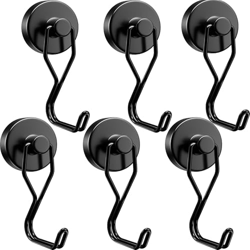 100lbs Magnetic Hooks, Heavy Duty Neodymium Magnet Hooks, Magnets by Ridegeek