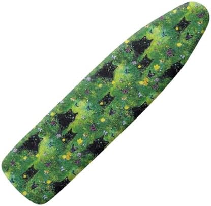 Cat Print Iron Cover for Ironing Board, Scorch Resistant Ironing Board Cover by Wanzuoeng