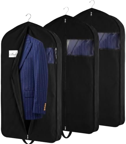 Garment Bags for Hanging Clothes 3-Pack by Handy+Laundry