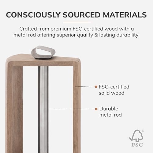 Anji Mountain Wooden Paper Towel Holder - Image 3