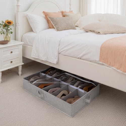 StorageWorks 24-Pair Underbed Storage Shoe Organizer - Image 6