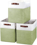 Bagnizer Large Fabric Storage Baskets | 50L Storage Bins, Decorative Linen by Bagnizer