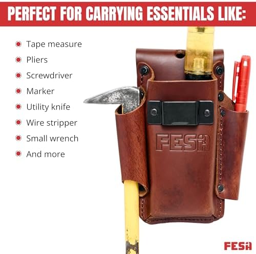 FESA Small Leather Tool Pouch - Image 6
