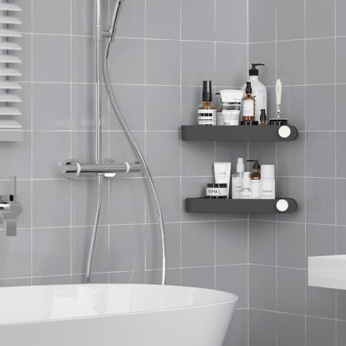 Sotfamily Plastic Shower Caddy Corner, 2 Pack - Image 2