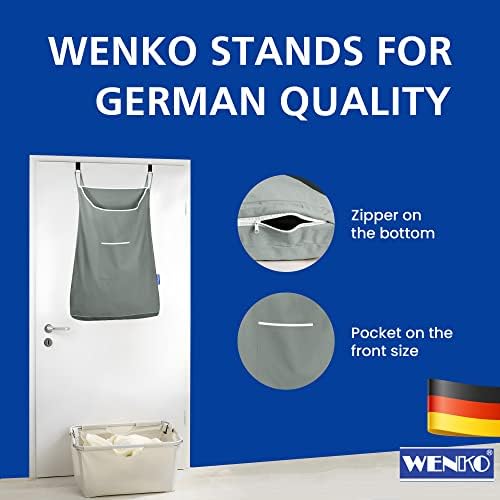 WENKO Laundry Hamper Bag Hanging, Over The Door Basket - Image 6
