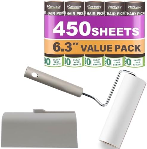Extra Sticky Large Surface Lint Roller, 6.3'' Giant Lint Roller by MarzycielCo