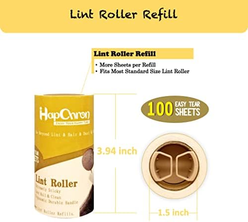 Lint Roller Refills 4", 800 Sheets, - Image 2