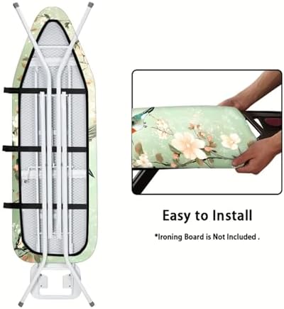 Nuxovilar Hummingbird Blossom Ironing Board Cover 18x49 Polyester - Image 5