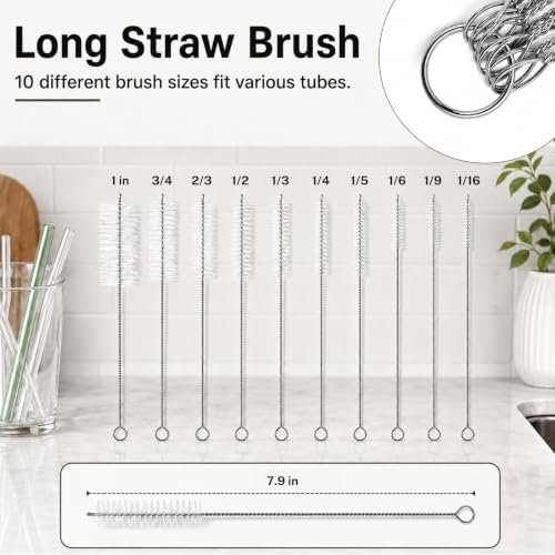 10 Sizes Flexible Pipe Brush - Image 2