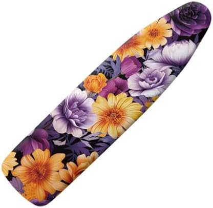 Ironing Board Cover Heavy Duty Ironing Board Pad Covers Vintage Flower Iron Pad by KUIFORTI