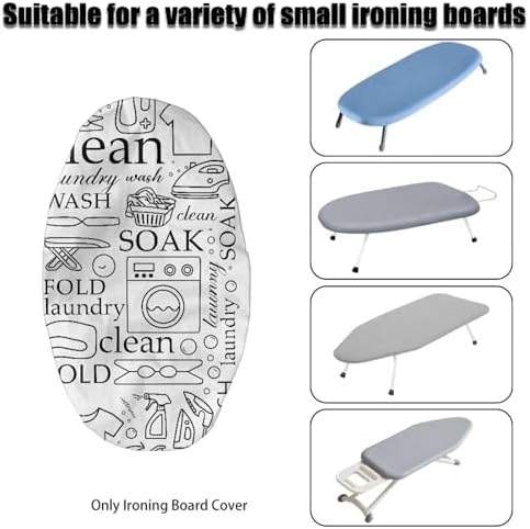 Personalized Small Ironing Board Cover Easy to Install Iron Heat Shield - Image 5