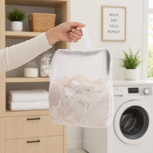 Mesh Laundry Bags 3-Pack for Delicates, Large/Medium/Small - Image 6