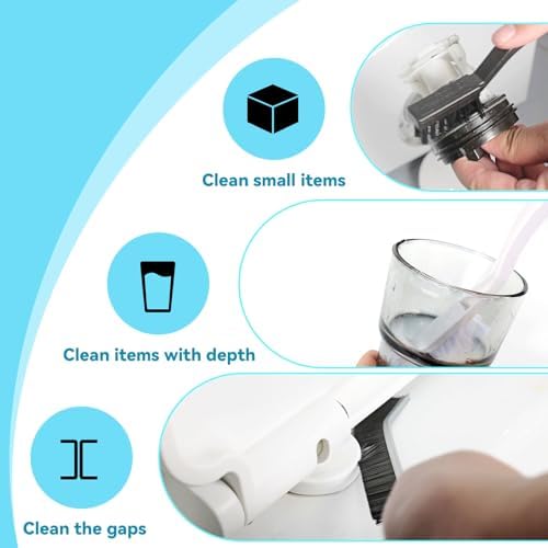 Washing Machine Cleaning Brush, Dryer Vent Cleaner Kit, Crevice Brush - Image 5