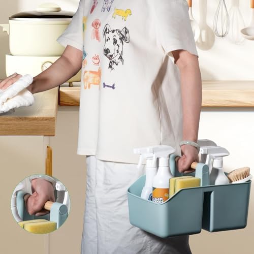 rejomiik Plastic Shower Caddy, Portable Basket - Image 6