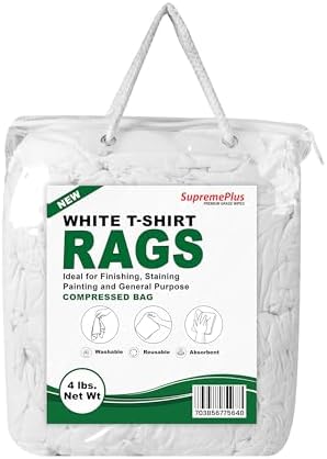 Premium White T-Shirt Cleaning Rags – White Cotton Rags - Image 2