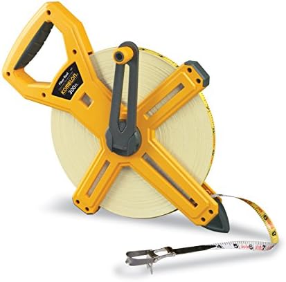Komelon 66330IM Open Reel Fiberglass Tape Measure, Hi-Viz Yellow - Image 2