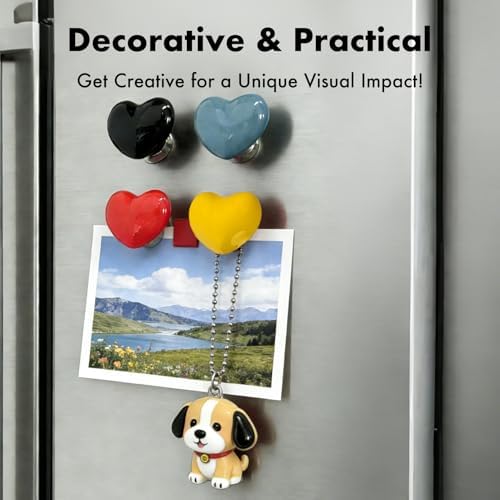 4 Pack Colorful Ceramic Magnetic Hooks - Image 6