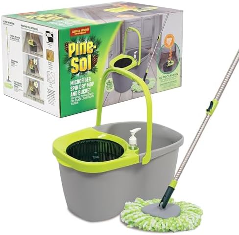 Pine-Sol Spin Mop and Bucket Set by Pine-Sol