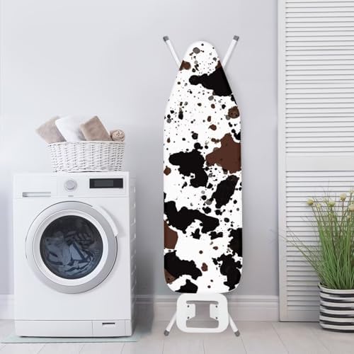 Cow Spot Cute Ironing Board Cover Dust Cover Heat Reflective Table Topper Cap - Image 3