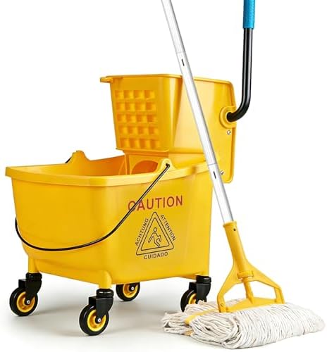 33 Qt Commercial Mop Bucket, by MRDARENSU