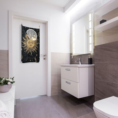 2PCS Hanging Laundry Hamper Bag Over the Door Laundry Hamper Wall Hamper Large - Image 7
