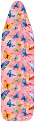 Pink Butterfly Ironing Board Covers Standard Washable Ironing Board Protector - Image 7