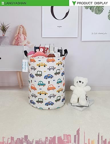 Round Laundry Basket Collapsible Storage Hamper - Image 5