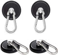 Ant Mag Magnetic Hooks Heavy Duty Neodymium, 140LBS Swiveling Carabiner by AntMag