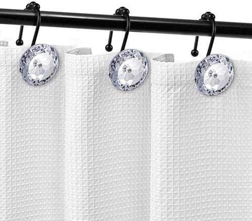Sunlit Luxury Design Round Clear Diamond Crystal Gem Bling - Image 5