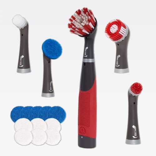 Rubbermaid Reveal Power Scrubber 18-Piece Kit, Cordless Electric Battery by Unknown